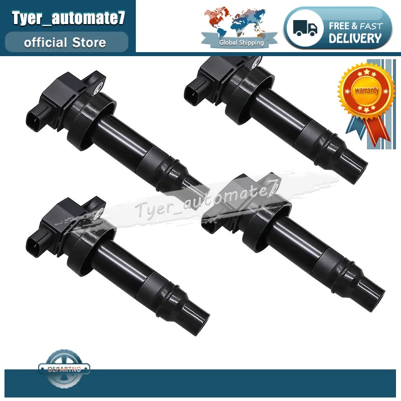 4Pcs of Set Ignition Coil  27301-2B010 273012B010 For Hyundai Accent Elantra GT i30 Kia Soul Rio Forte Koup Cee'D 1.6L 2010-2019