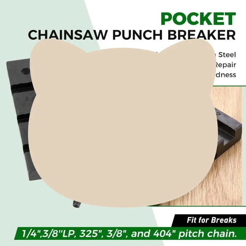 3Pcs Pocket Chainsaw Breaker Repair Tool Set 10 Sets 0.325in Chain Joiner Link Saw Chain Mender
