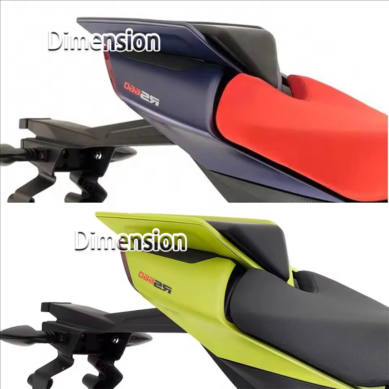 Cubierta de asiento trasero de siete colores, nuevo diseño, carenado de parabrisas para Aprilia RS660 2020 2021 2022 RSV4 2021 2022, pasajero de motocicleta