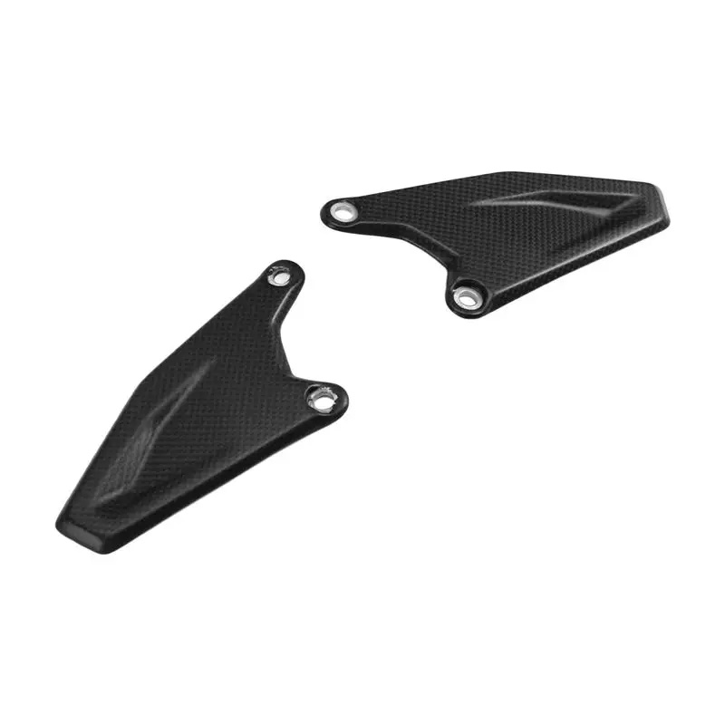

Carbon Fiber Heel Guard Protector Motorcycle Foot Plate Rearset Pedal For DUCATI Hypermotard 698 Mono RVE 2024-2025