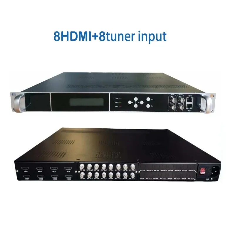 

Digital Encoder Modulator for Input FTA DVB-S2/DVB-C/DVB-T/ATSC/ISDBT Tuner RF/ASI/IP Output Multiplexing High Definition