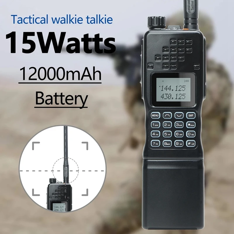 

High-Quality AR-152 15W CB 2-Way Radio 12000MAh Battery Walkie Talkie (A) EU Plug
