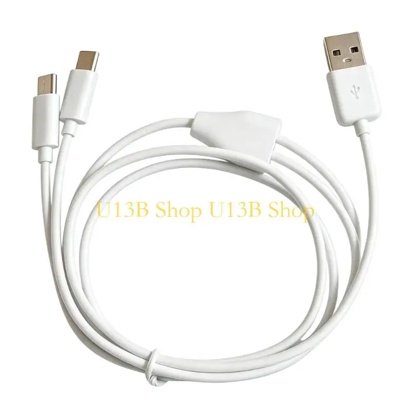 U13B USB C Charging Cable For Double Device Charging Compactly 1Meter Length For Frequent Commuters Business Professional,