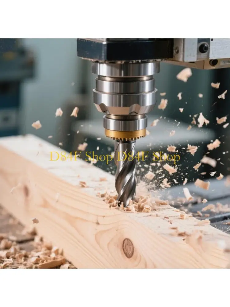 

D84F Сверхмощный прямой фрезерный инструмент с 2 канавками, хвостовик 1/4 дюйма, фреза с прямым вырезом для шкафов, мебели и
