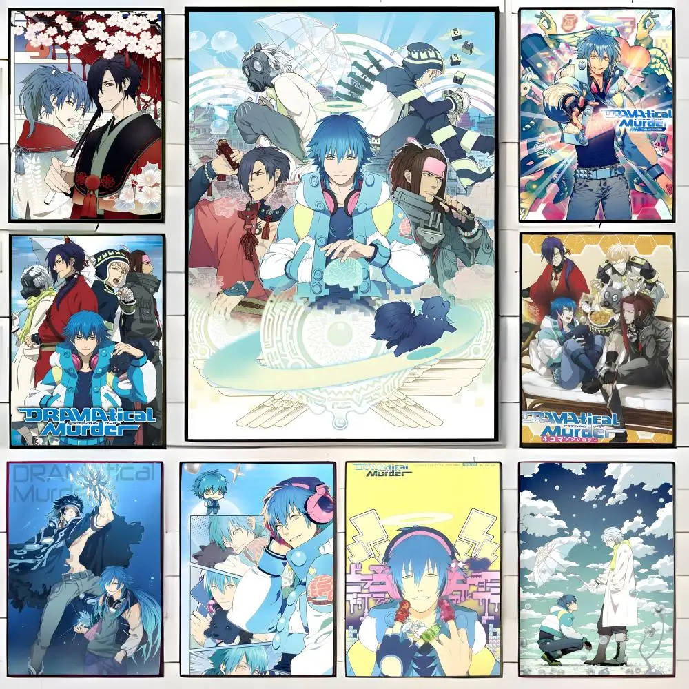Anime D-DRAMAtical M-Murder Poster Canvas Wall Art Print Poster Decorative Mural Home Decor Gift Unframed