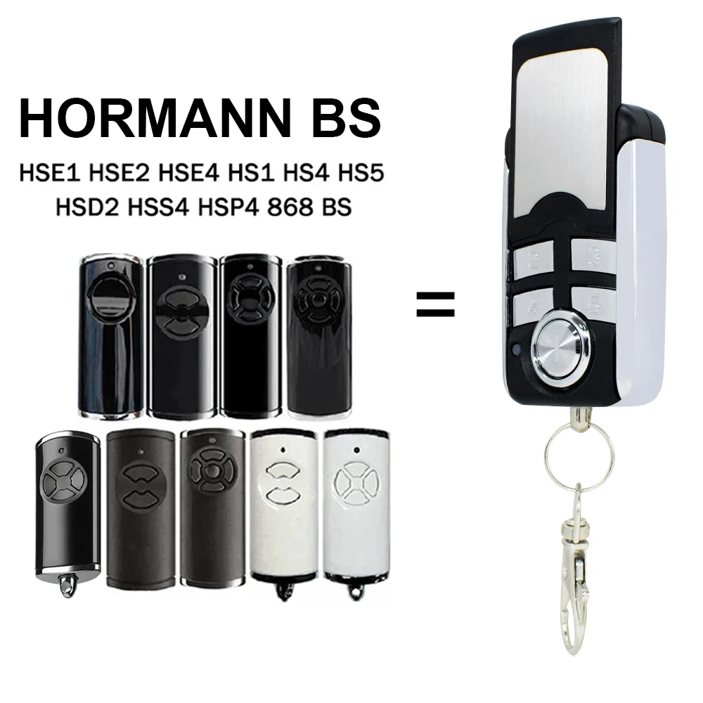 

Pilot Hormann Bisecur Garage Door Remote Control Gate HSE4 HSE2 HSE5 HSE1 HS1 HS4 HS5 HSP4 HSD2 868 BS 868MHz