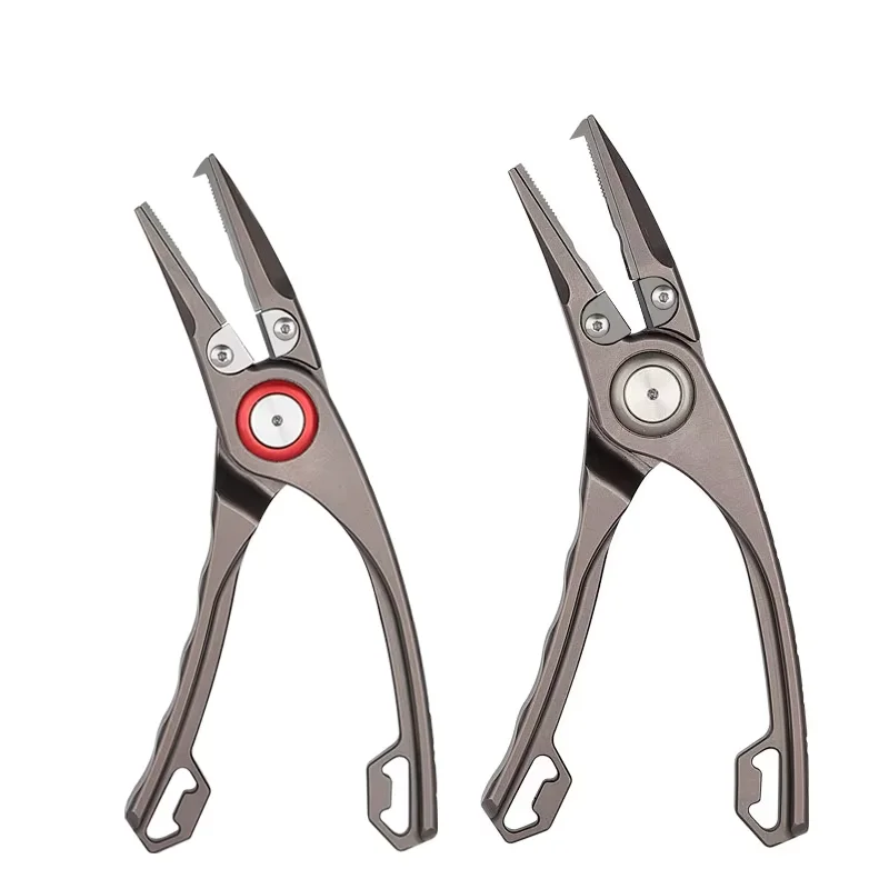 Latest Design 7-Inch Titanium Saltwater Fishing Pliers Crimping Pliers For Stream Fishing
