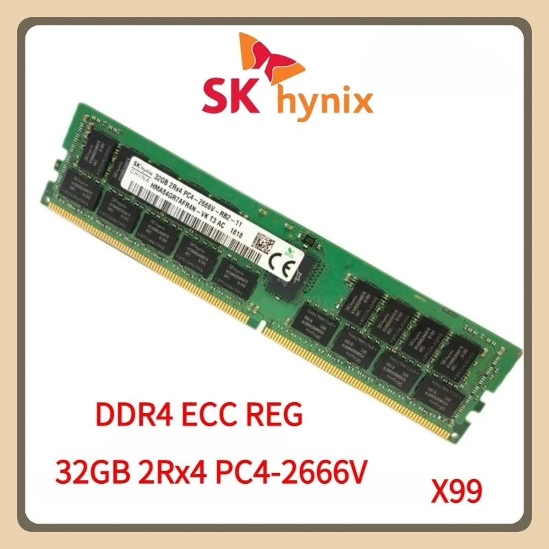 

SK hynix 32 ГБ 2Rx4 PC4 2666 В DDR4 2666 МГц ECC REG RDIMM Зарегистрированная оперативная память Серверная память