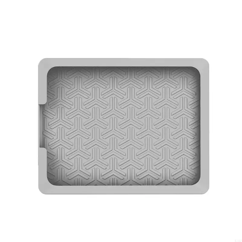 Flat Dish Protective Cover, Silicone Panel Sleeve with Rear Stand Opening for V5 Antennae Storage, Home Use, and Daily K1KF
