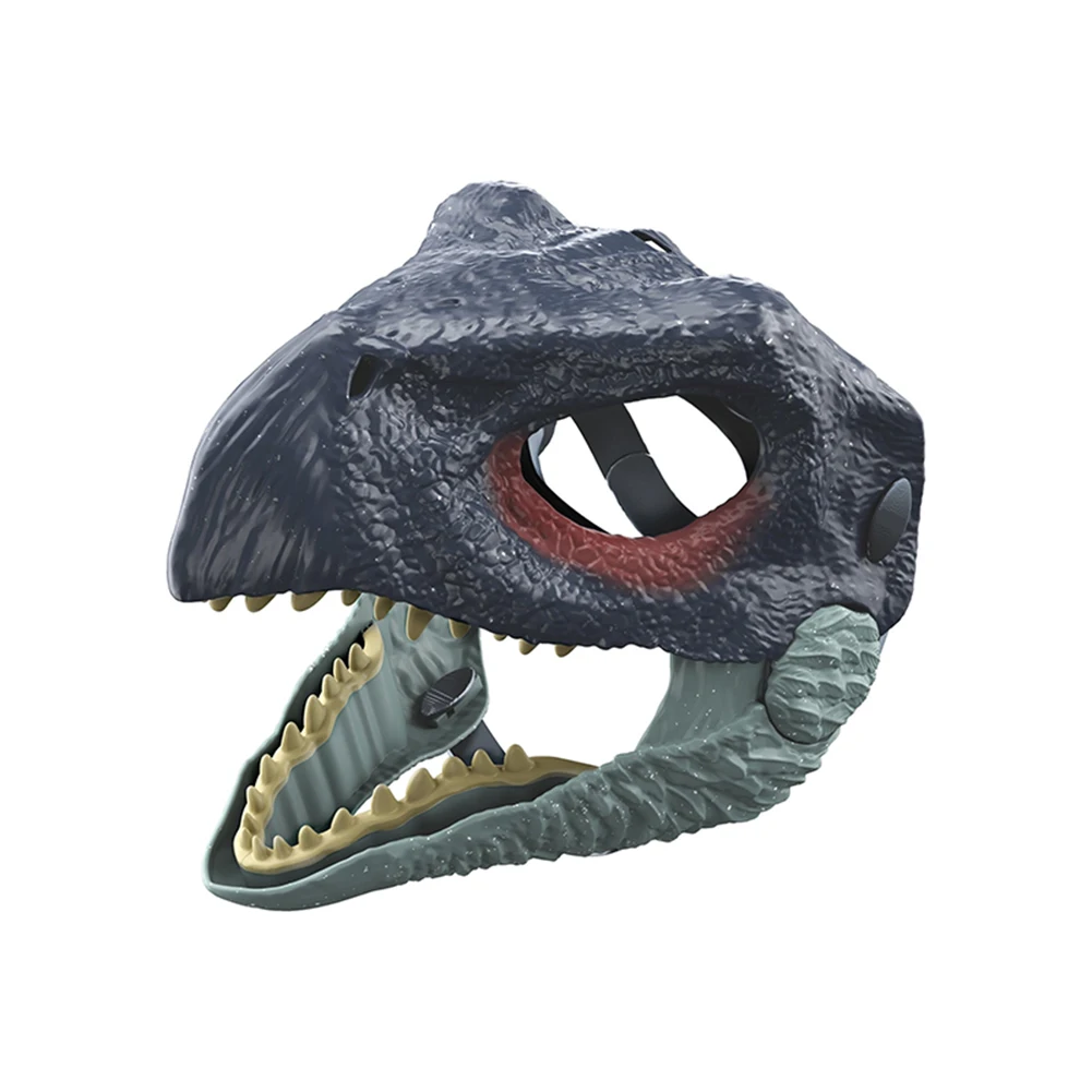 Halloween Mask Dinosaur Moving Mouth Mask Animal Tyrannosaurus Rex Mask Carnivorous Dinosaur Headgear