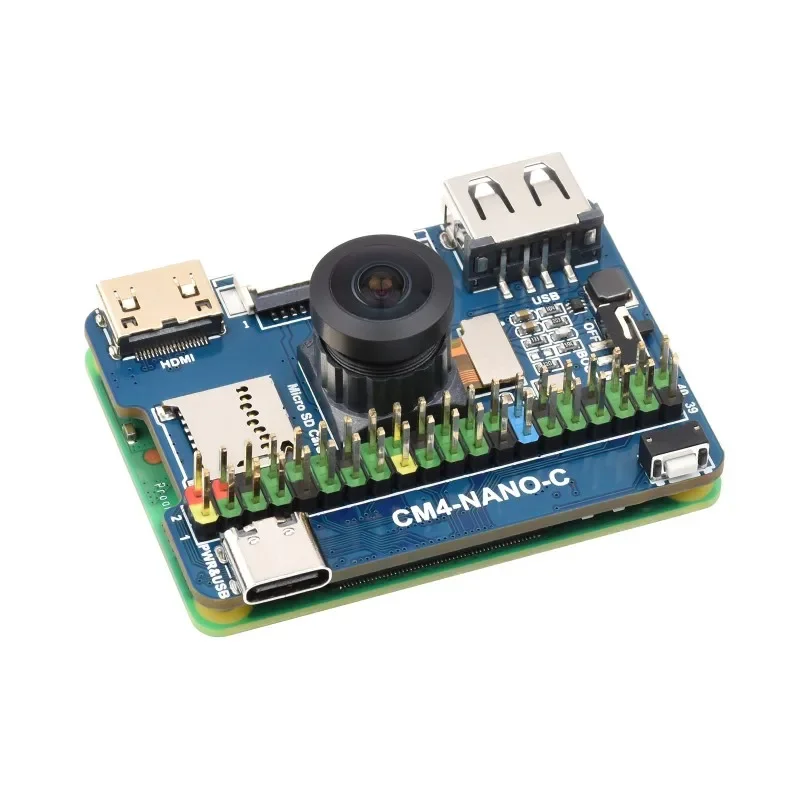 CharacterBase Board (C) pour Raspberry Pi Compute Tech 4, même taille que la caméra intégrée CM4 8MP