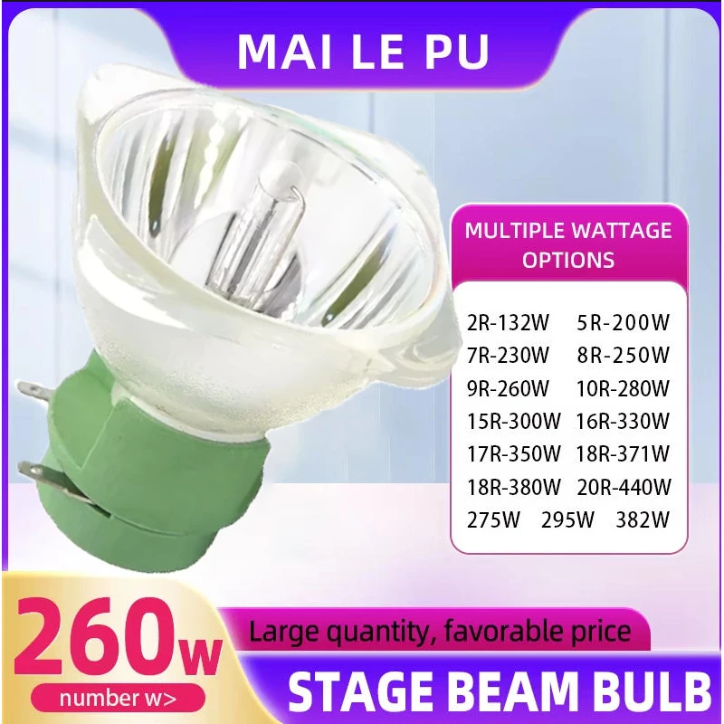 9R Stage Lighting Lamp 260W Sharpy Beam Light Bulb Platinum Metal Halogen Bulb with MSD 9R Platinum Sharpy Bulb /260W Ballast