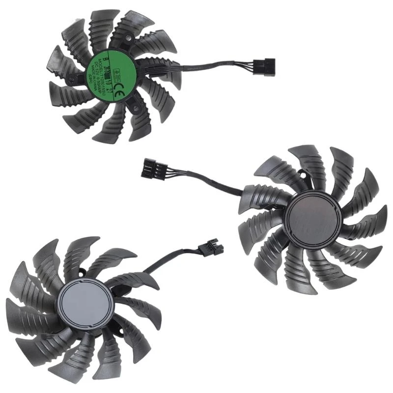 4PIN 12V GPU Охлаждающий вентилятор 82 мм T129215SU для RTX3070TI 3080 3090.