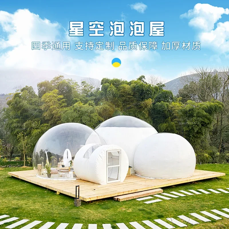 Transparent Bubble House Catering Homestay Tent Hotel Outdoor Camping Scenic Area Sunshine Room Couple Activity