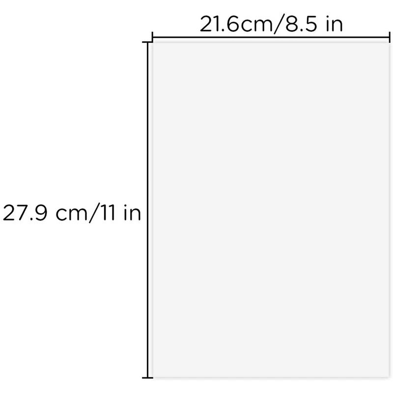 25 Blatt bedruckbares Vinyl-Aufkleber papier selbst klebendes wasserdichtes matt weißes Druckpapier blatt für Tinten strahl drucker