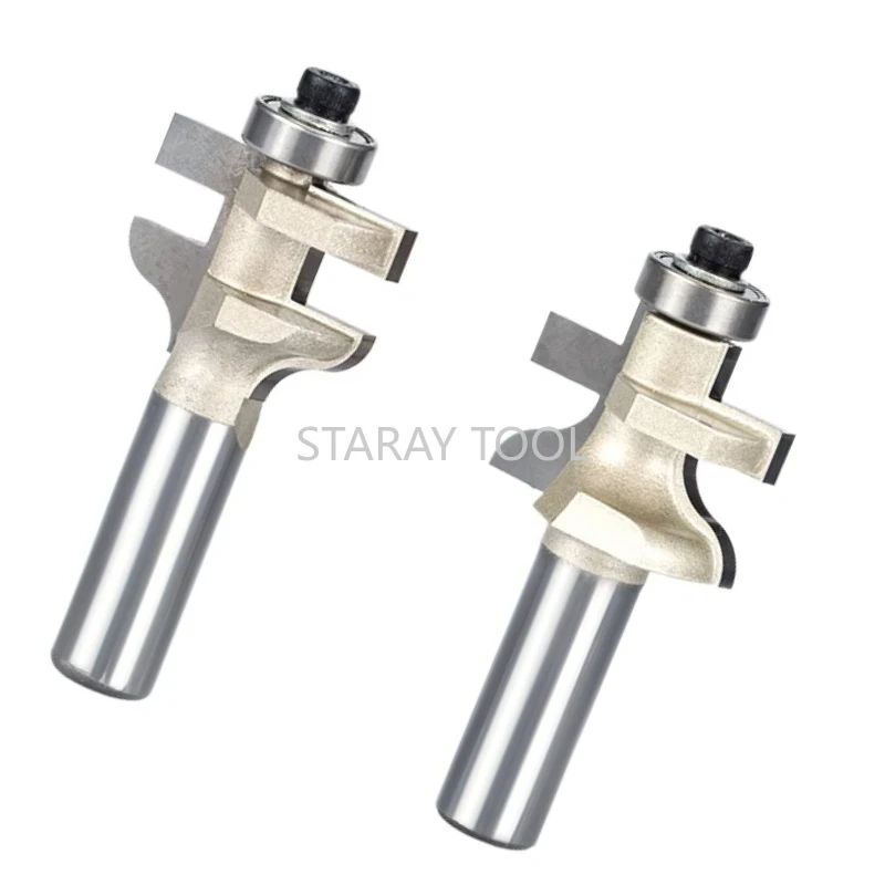 

1pc 1/2Inch Shank Woodworking Router Bits CNC Tool Door Edge Bits Wooden Milling Cutter