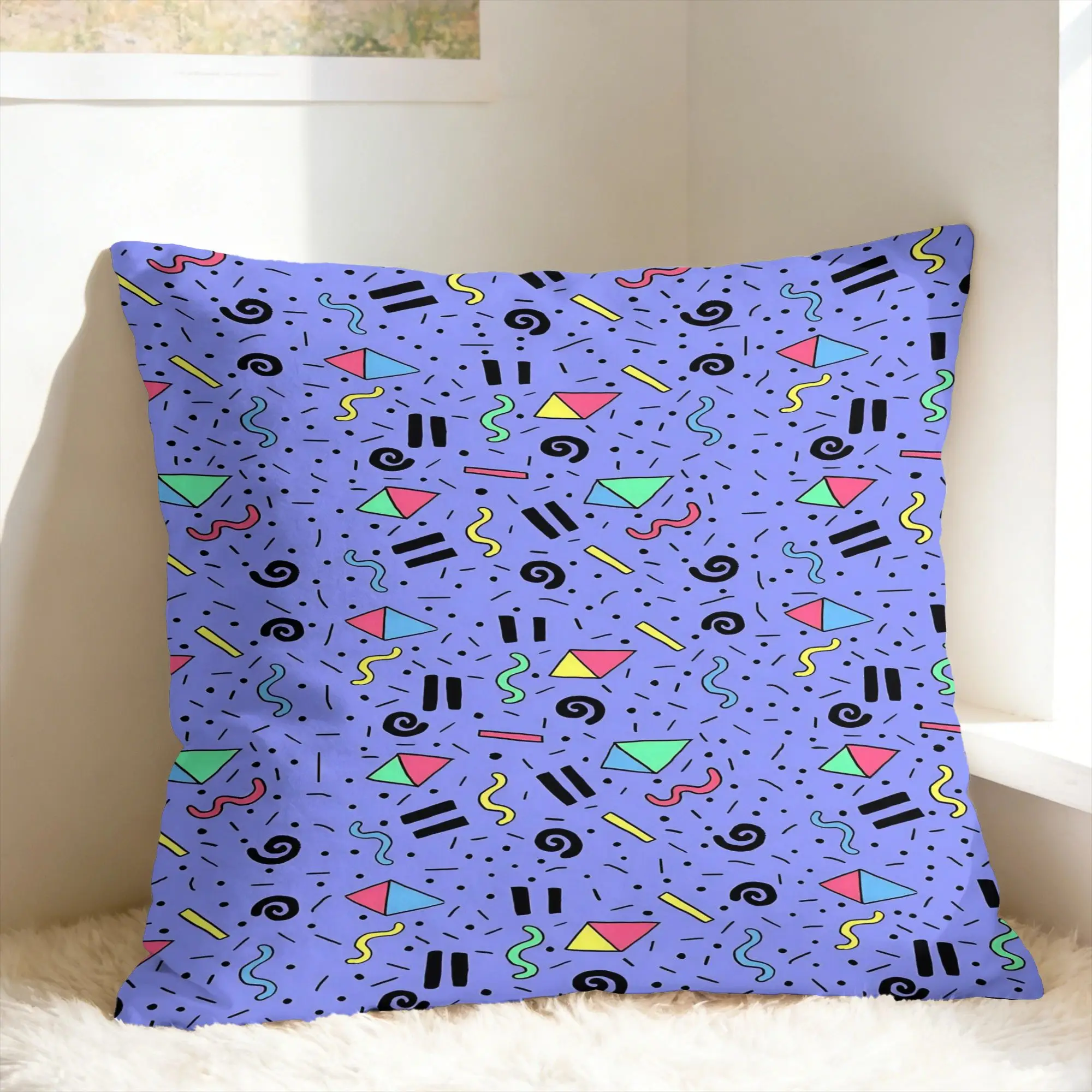 R-Rugrats Angelica Pickles Pillow Cover  Novelty Pillow Case For Sofa Car Home Decor Soft Cushion Cover Gift Idea