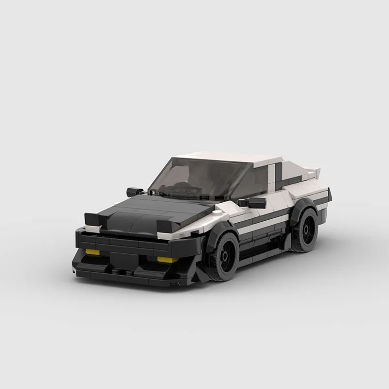 

Popular Moc Car Serie Small Building Block Racing Car Ae86 Puzzle Assembly Building Block Toy Car Model Desktop Decoration Gift