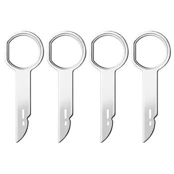 適用於Volvo S60 V70 XC90、Subaru Ester、Peugeot 307、206、308、407 的汽車改裝收音機拆卸鑰匙銷工具 12 最佳銷售 適用於標緻407 - №10