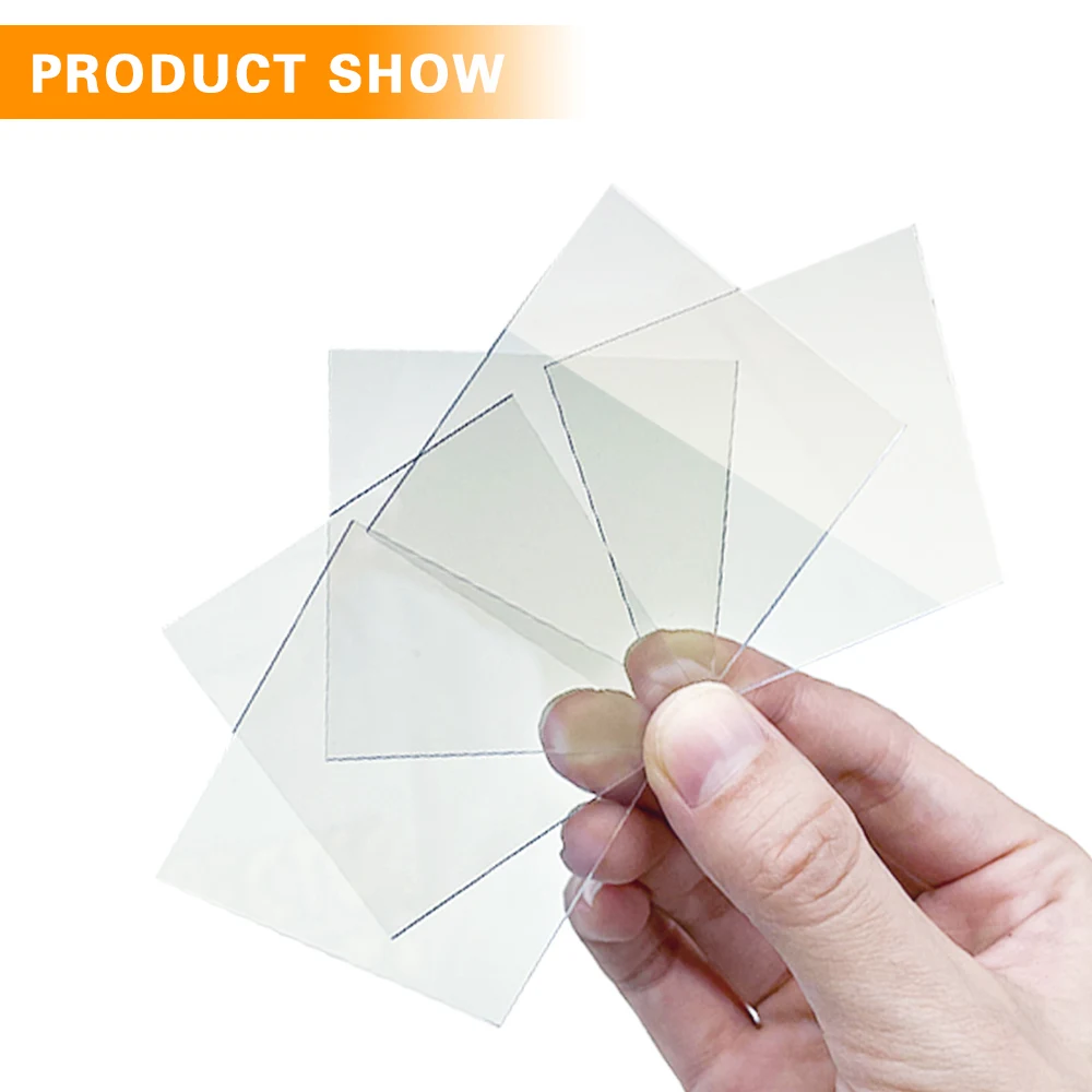 Imagem -05 - Vidro Condutor Transparente para Laboratório Óxido de Estanho Índio Vidro Revestido Ito 50x50x1.1 mm Menos 10 Ohm por sq 10 Pcs