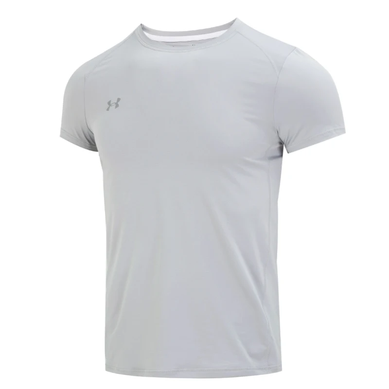 

Under Armour Short-Sleeved Men's Comprehensive Training Sportswear Woven Quick-Drying Half-Sleeved Top Round Neck Breathable T-Shirt for Men 23500506-011
