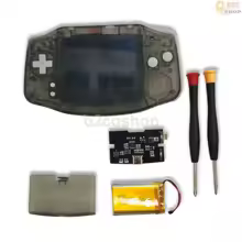 【¥9,619】GBA用 IPS LCDバックライトキット 720x480 1800mAhバッテリー シェル付 特別割引-アリエク特価アラート