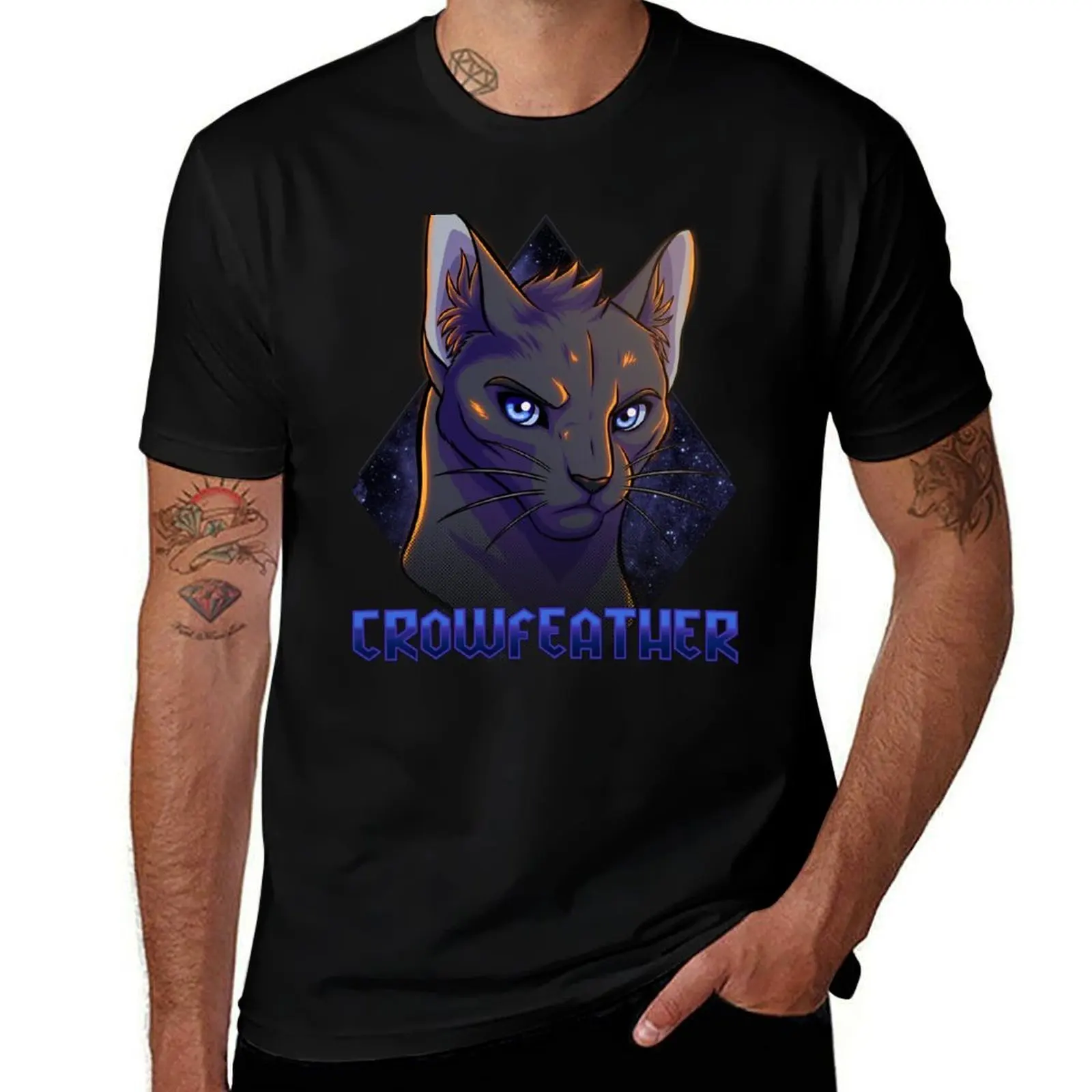 

Crowfeather T-Shirt t shirts for man cotton soft man graphic t shirt T-Shirt