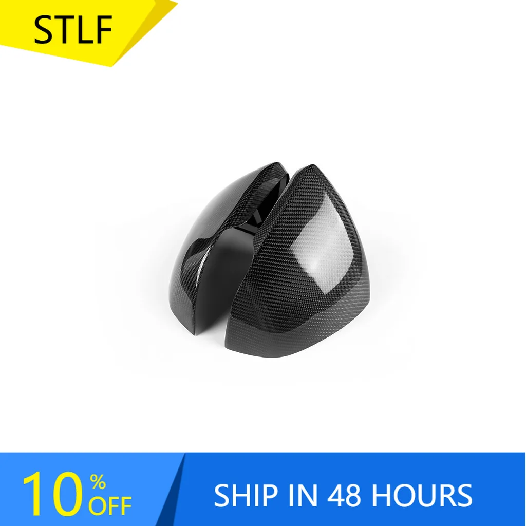 

STLFReal Carbon fibher Version Side Mirror with Light For 15-19 Fords Mustang Carbon Fiber Rearview Car accessories