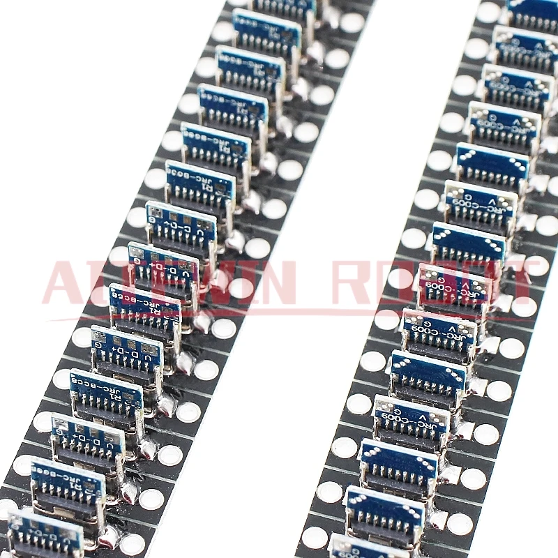 5-20pcs USB Jack 3.1 Type-C 2Pin 4Pin Female Connector Jack Data Charging Port Small Electrical Charging Base with Fixing Plate