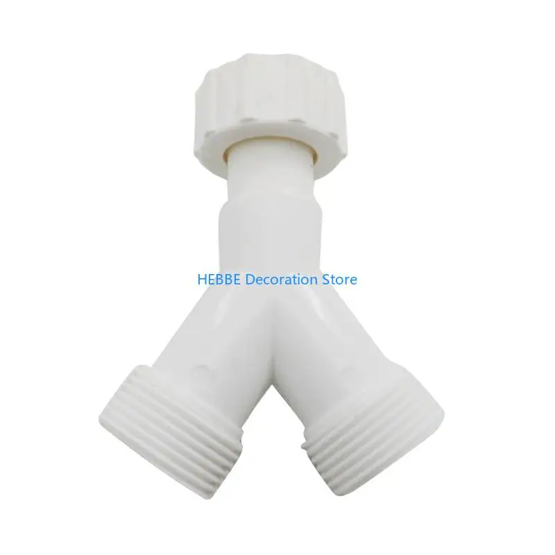 B0KC Universal Y Piece Connector 3/4 inch Valves for Washing Machine & Dishwasher