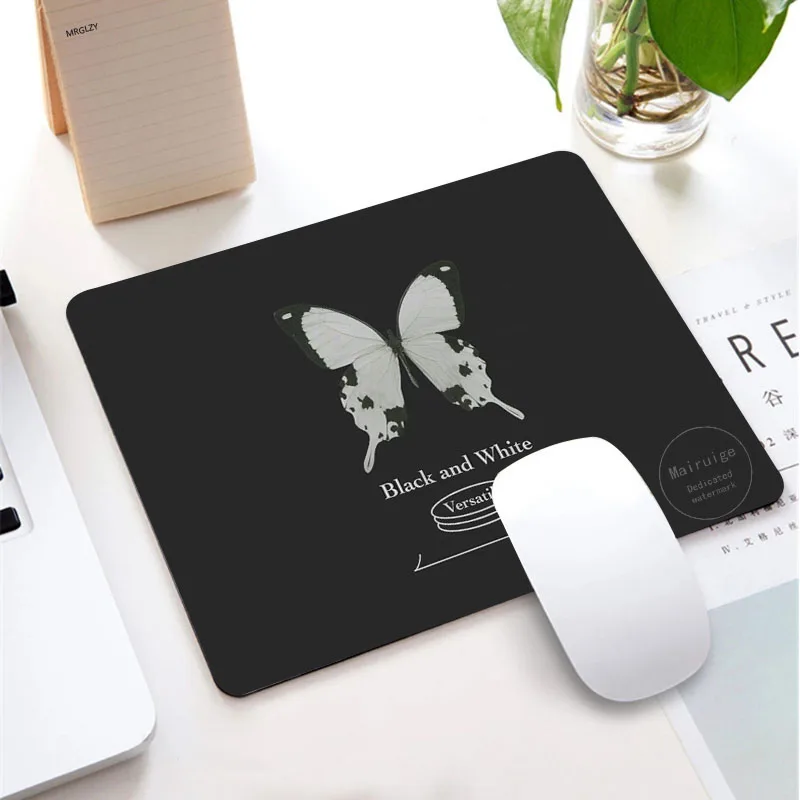 

Black Gray Series 25*29/22*18cm Small Mouse Pad Minimalist Mousepad Gamer DeskMat Keyboard Pad Large Rugs Computer for LOL CSGO