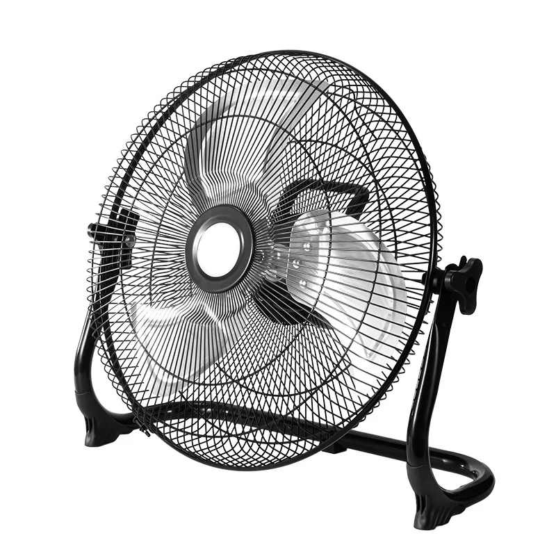 Solar charging fan Household wind outdoor portable fan Electric Floor Dormitory floor