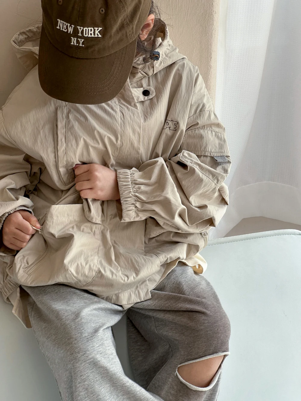 veste-pour-enfants-printemps-automne-version-coreenne-elegante-vetements-d'exterieur-decontractes-pour-filles-et-garcons-en-fibre-de-polyester-a-capuche-fermeture-eclair-soli