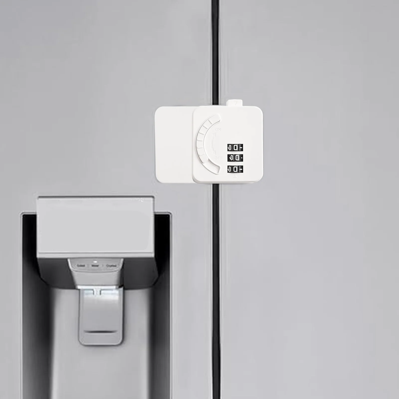 قفل خزانة، قفل مجمع للمنزل والمكتب، مادة ABS لعزل الأطفال، قفل مجمع مريح، سهل التركيب