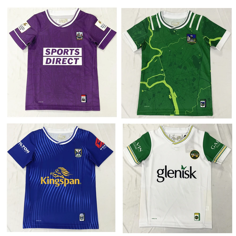 kids 2025 GAA jersey Cavan Limerick Offaly Roscommon Fermanagh Cork shirt gaa children jerseys t-shirt Age 3-13