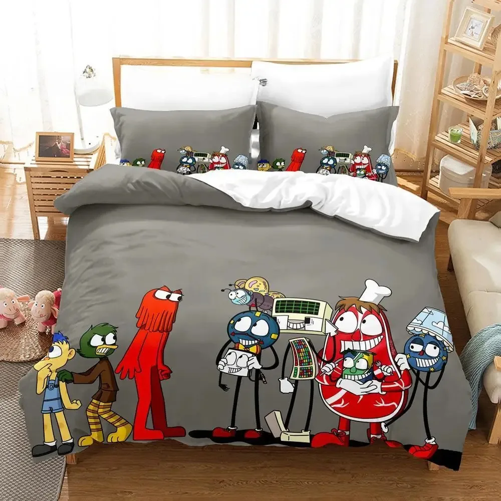 3d Print Anime Don't Hug Me I'm Scared Bedding Set Single Twin Full Queen King Size Bed Set Adult Kid Bedroom Duvet cover Sets