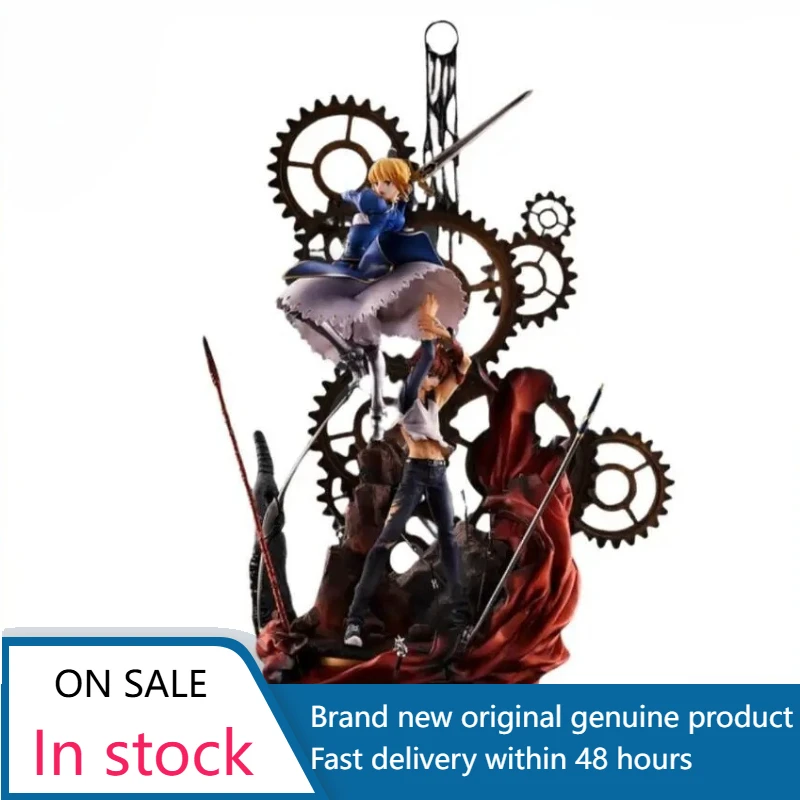 

In stock Genuine Fate FGO 15th anniversary Saber Emiya Shirou 59cm PVC Action Figure Anime Figure Model Toys Figure Doll Gift