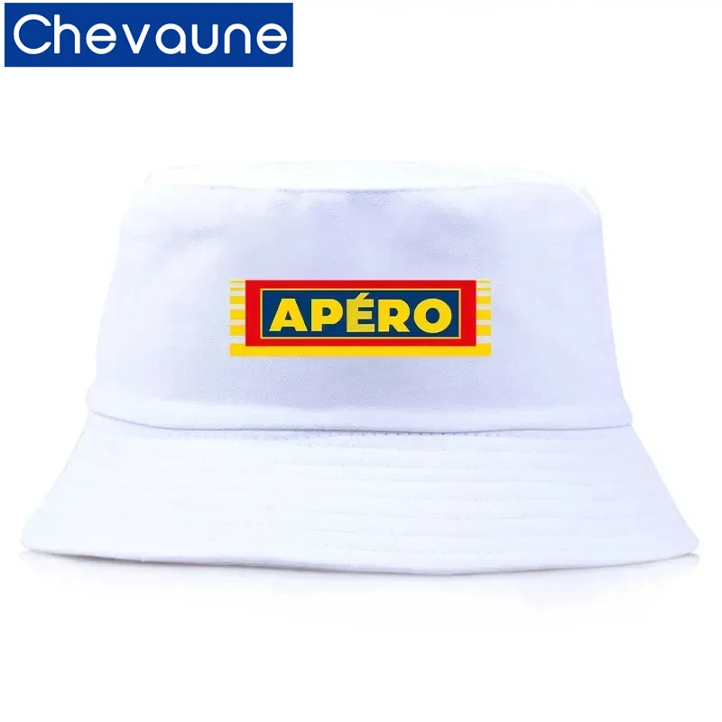 Adult Pastis APERO Bobs Man Bucket Hats For Woman Outdoor Fisherman Cap Unisex Daily Travel Sun Beach Panama Hat High Quality