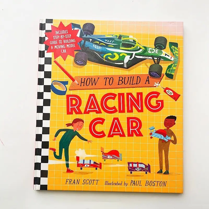 

How to Build a Racing Car English version: Children's picture books