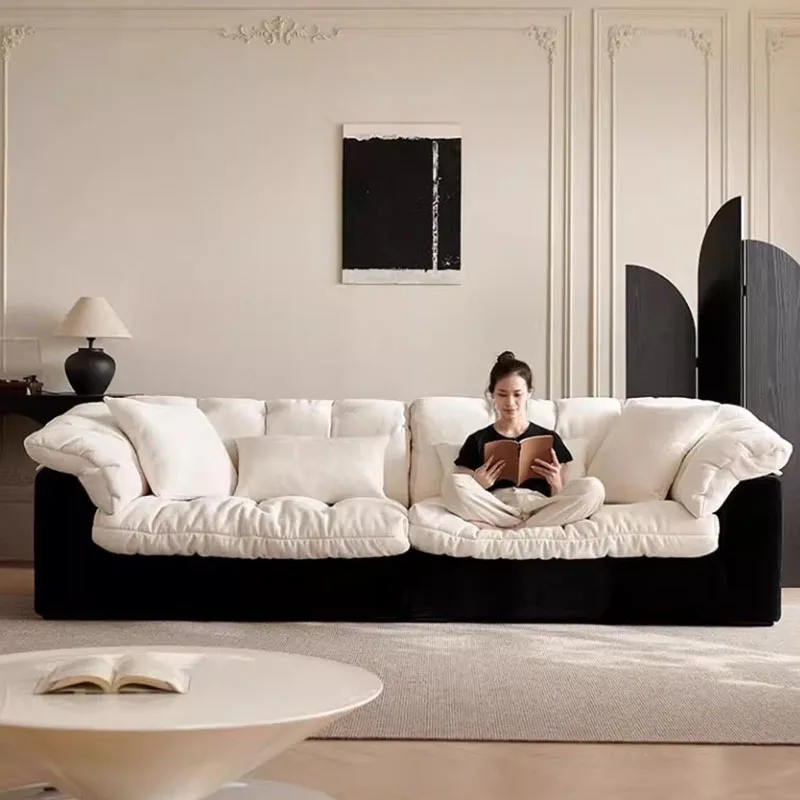 كسول لطيف غرفة المعيشة الأرائك الحد الأدنى سحابة غرفة نوم منتصف القرن الطابق أريكة في الهواء الطلق سحابة الشمال Tumbonas Playa أثاث الفندق #5