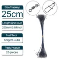 black 25cm 25pcs