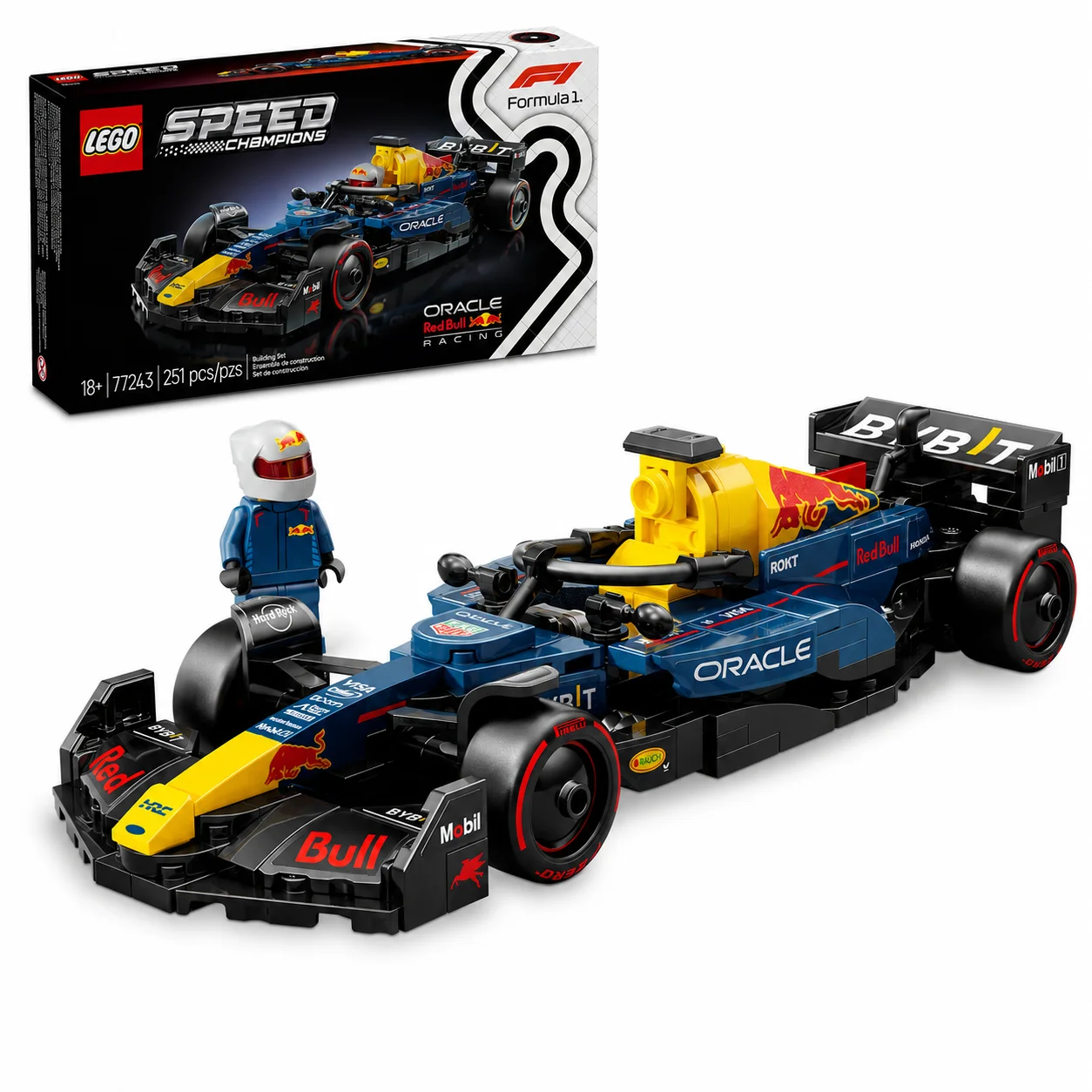 lego-®-champions-de-vitesse-oracle-red-bull-racing-rb20-f1-®-vehicule-jouet-de-voiture-de-course-pour-personnes-agees-de-18-ans-et-plus-77243-251-pieces-cadeau-d'anniversaire