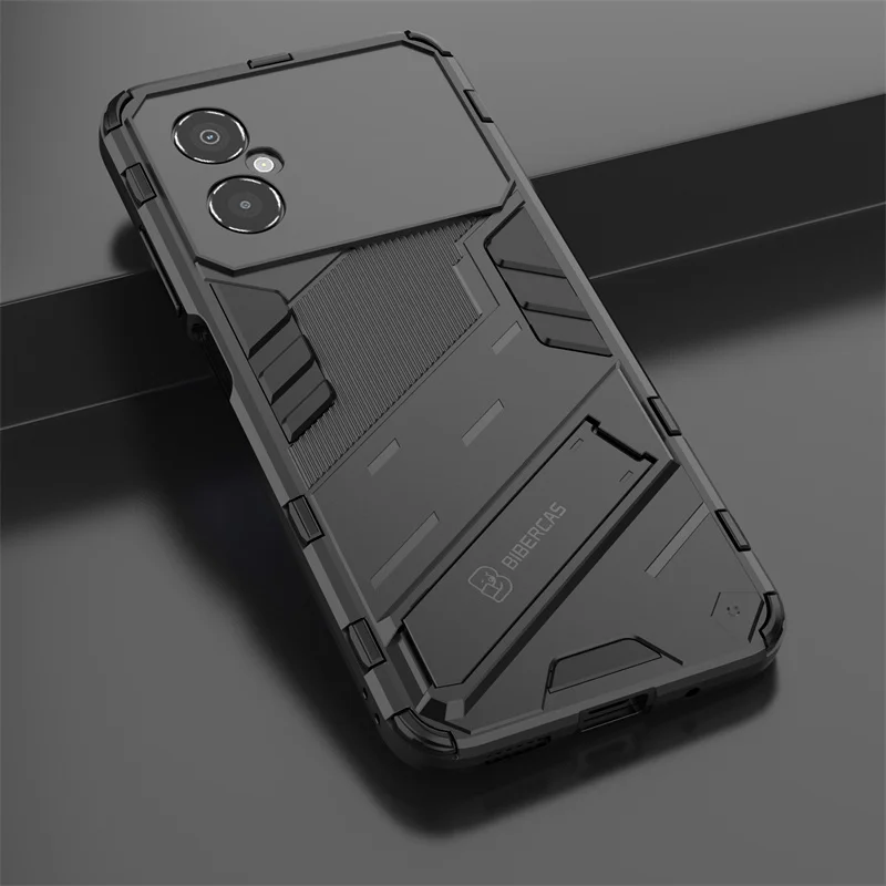 

For Xiaomi Poco M4 5G Case Armor Shockproof Phone Cases For Poco Poko Pocco Little M4 M 4 Car Magnetic Holder Stand Back Cover