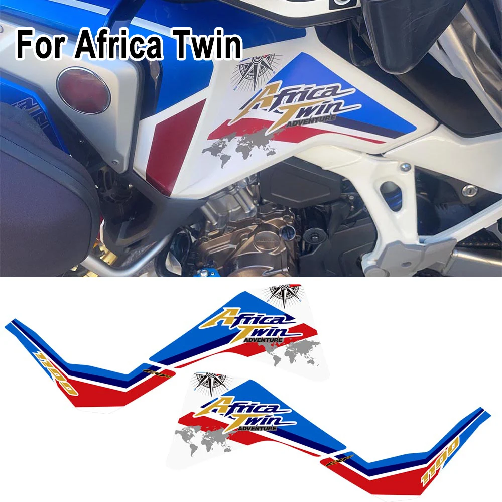 

Africa Twin Tank Pad Decal For Honda CRF1100 CRF 1100 L Adventure ADV Motorcycle Sport Side Stickers Protection Set