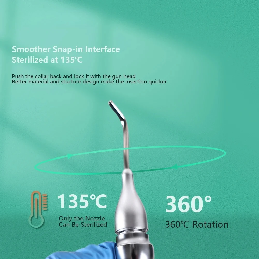 SYJH Dental Tooth Cleaning Sand Blasting Machine Teeth Whitening Spray Air Driven Polisher Dentistry Odontologia Equipments