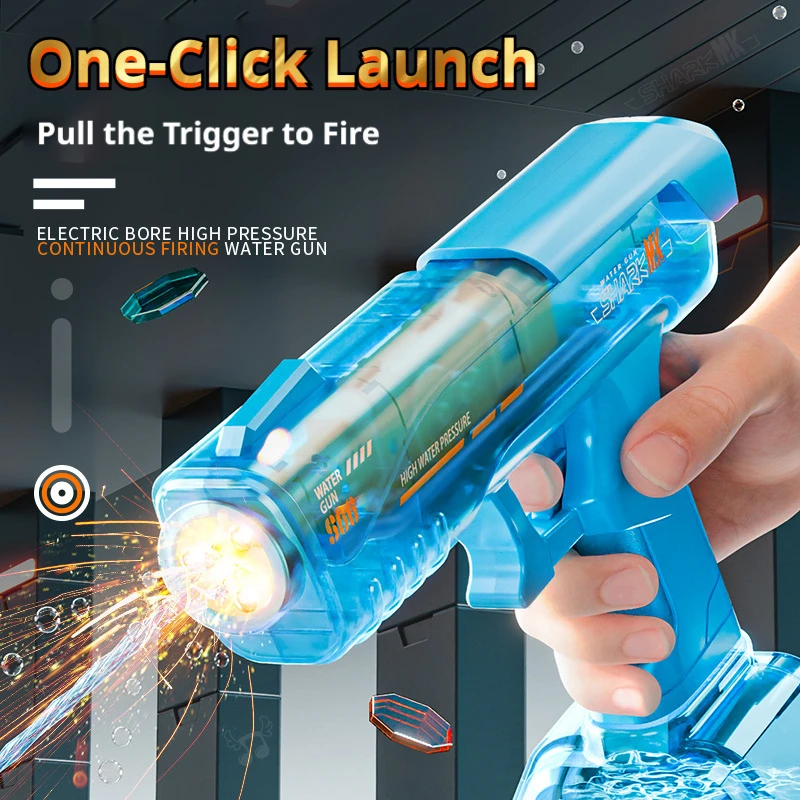 2026 New Fully Automatic Water Gun Ice Mouse with Lights for Kids Water Play Game Summer Outdoor Beach Selection Toy