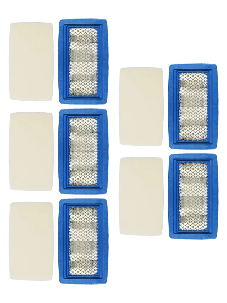 Pack of Five Air Filters with PreFilters Designed for Compatibility with For Echo Backpack Leaf Blowers Model PB 8010 & 9010