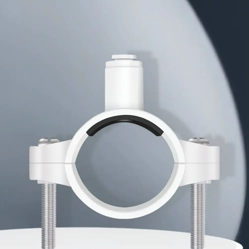 For Kangzhiyuan Water Filter Drain Saddle Clamp Universal Kitchen Sewer Hose Connector Fixed Fitting 2 Point PE Tube
