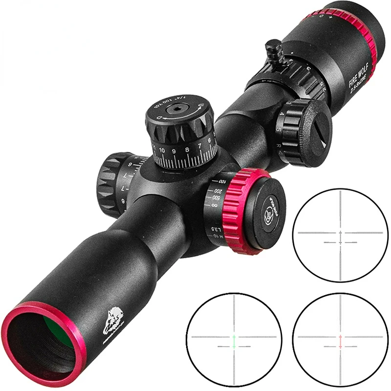 2.5-8X28 Wide-angle Thin-walled Front Lockable Optical Bird Finder Cross Sight for Rifles Spotting Scope for Rifle Hunting