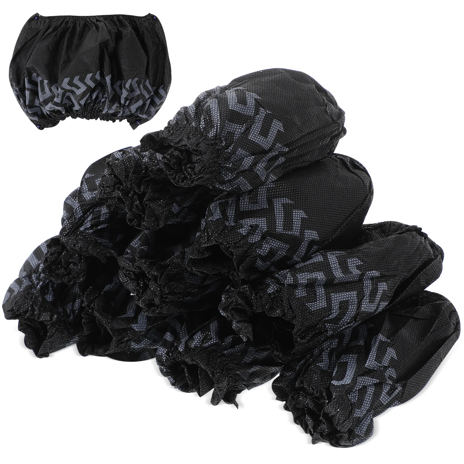 

200Pcs Disposable Shoe Covers Non Slip Textured Grip Nonwoven Indoor Use Protection Bulk Packaging Easy Replacement